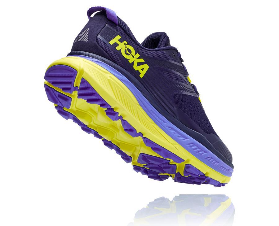 Hoka One One Trail Schoenen Heren - Stinson Atr 6 - Blauw/Groen - VI2345968